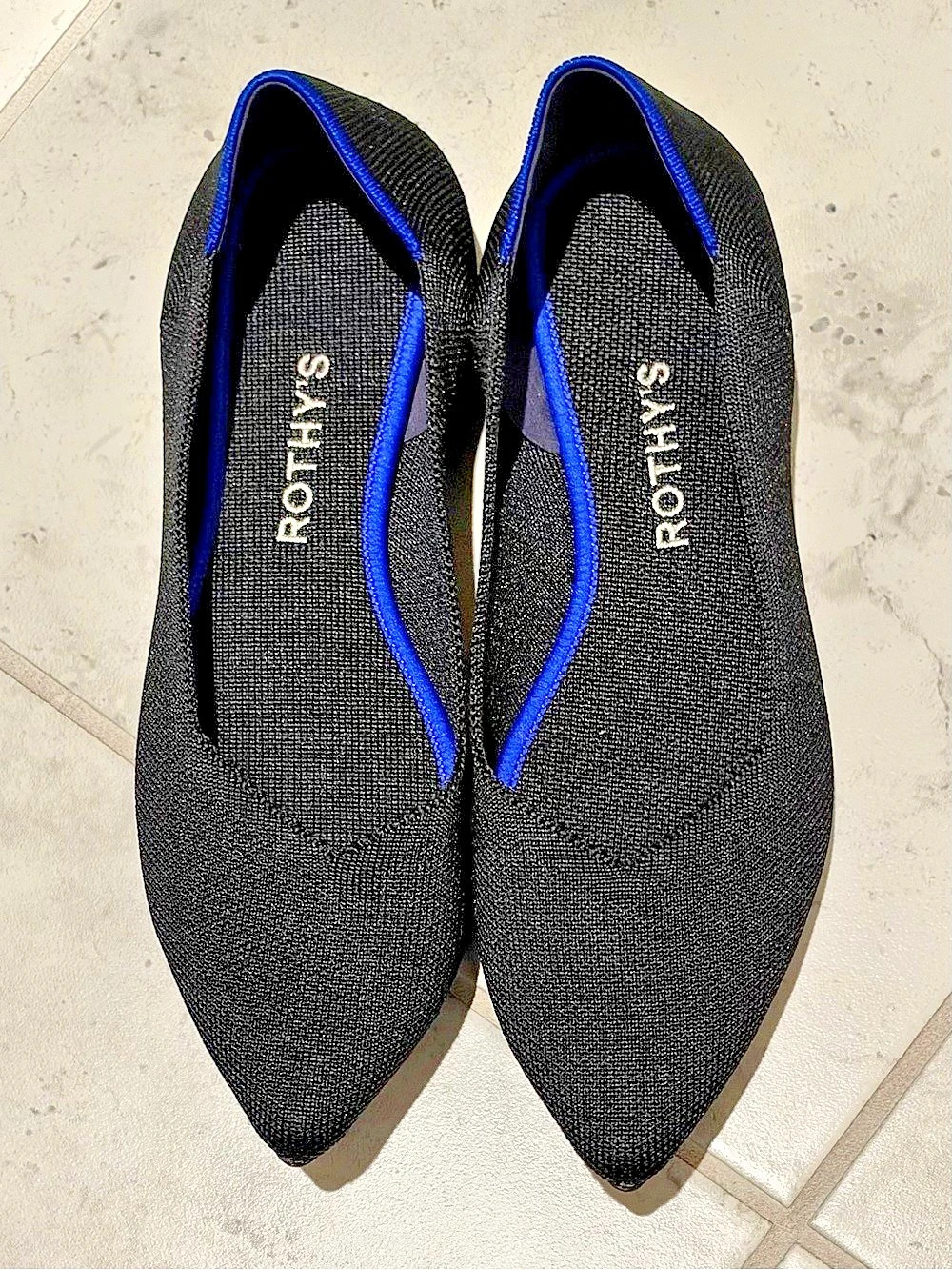 Rothy's The Point Flats Black